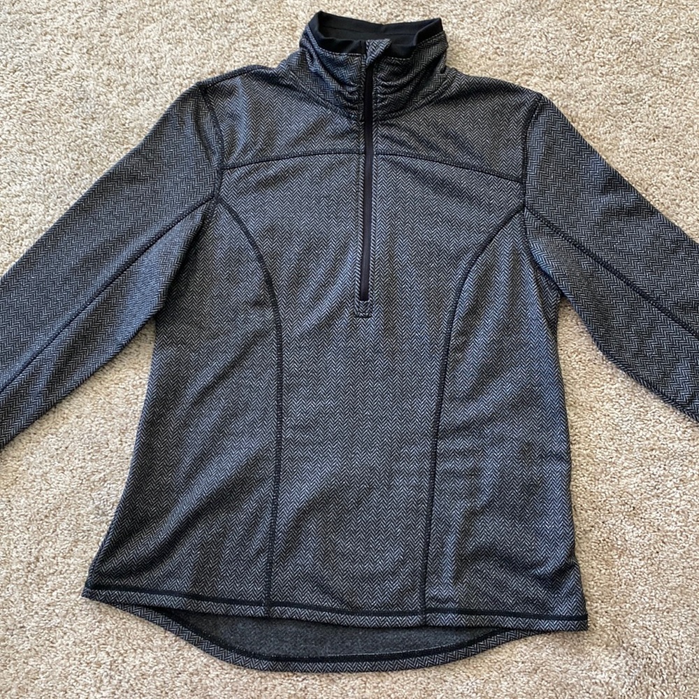 Athletic 1/2 Zip Long Sleeve Top
